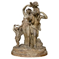 After Clodion - The Bacchanalia, Terracotta