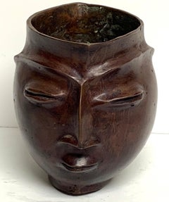 After Constantin Brancusi Figural Bronze Pitcher, Issued by Baker Furniture Co.