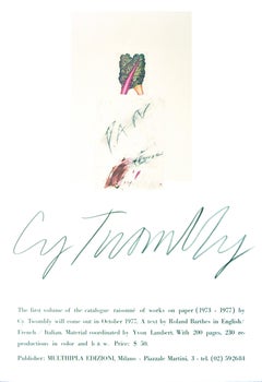 Cy Twombly's Poster - Vintage Offset Poster After Cy Twombly - 1977