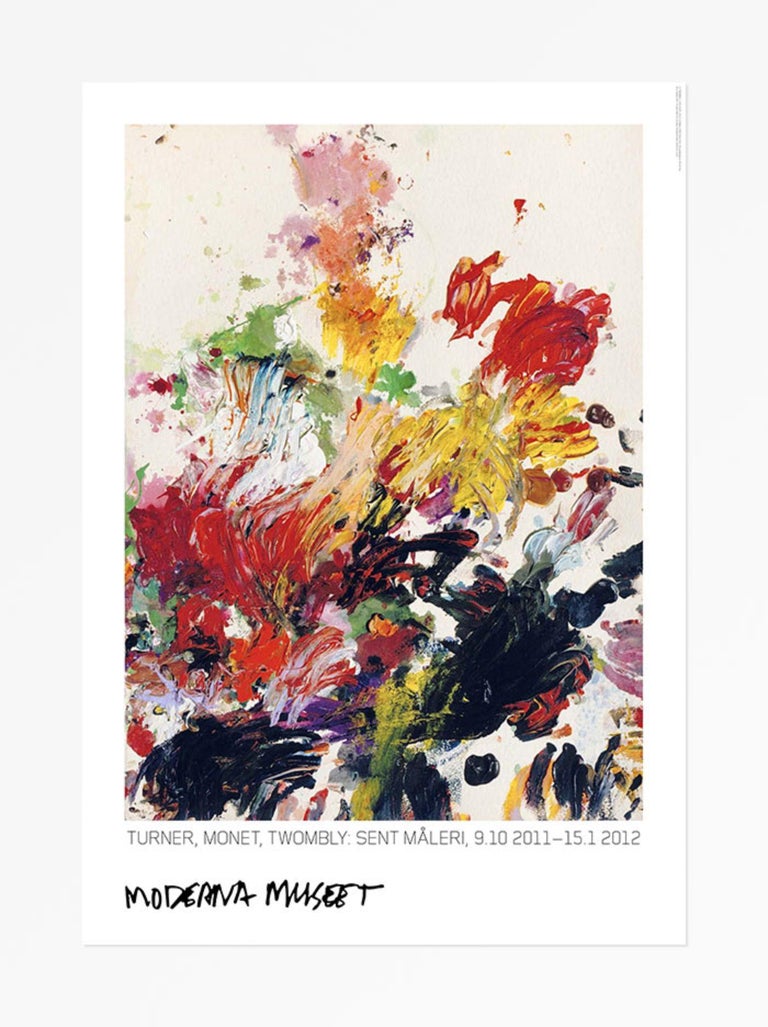 After Cy Twombly Untitled Turner Monet Twombly Later Paintings 2011 Poster Oversized Large For Sale At 1stdibs