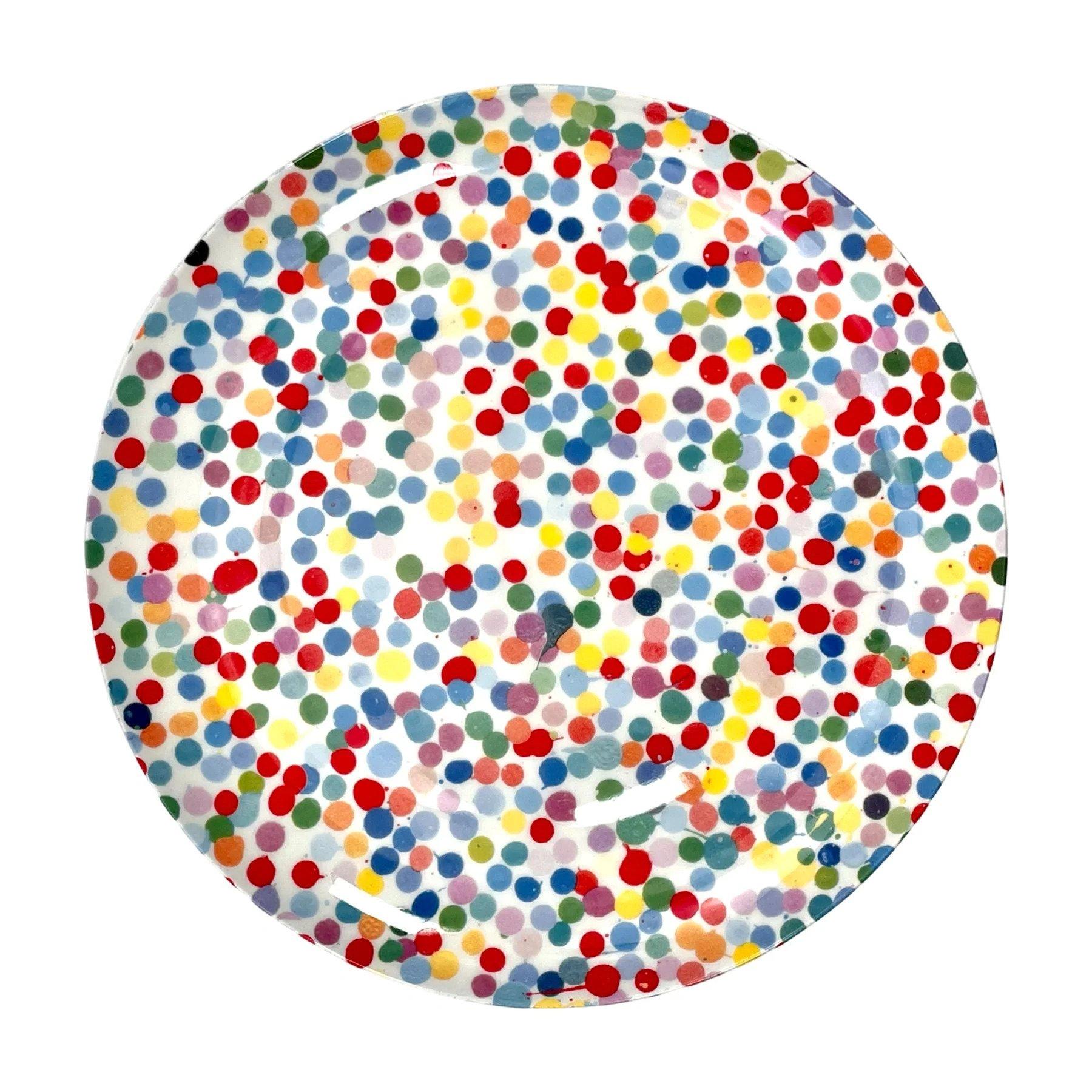 All Over Dot Plate by Damien Hirst - Art by (after) Damien Hirst