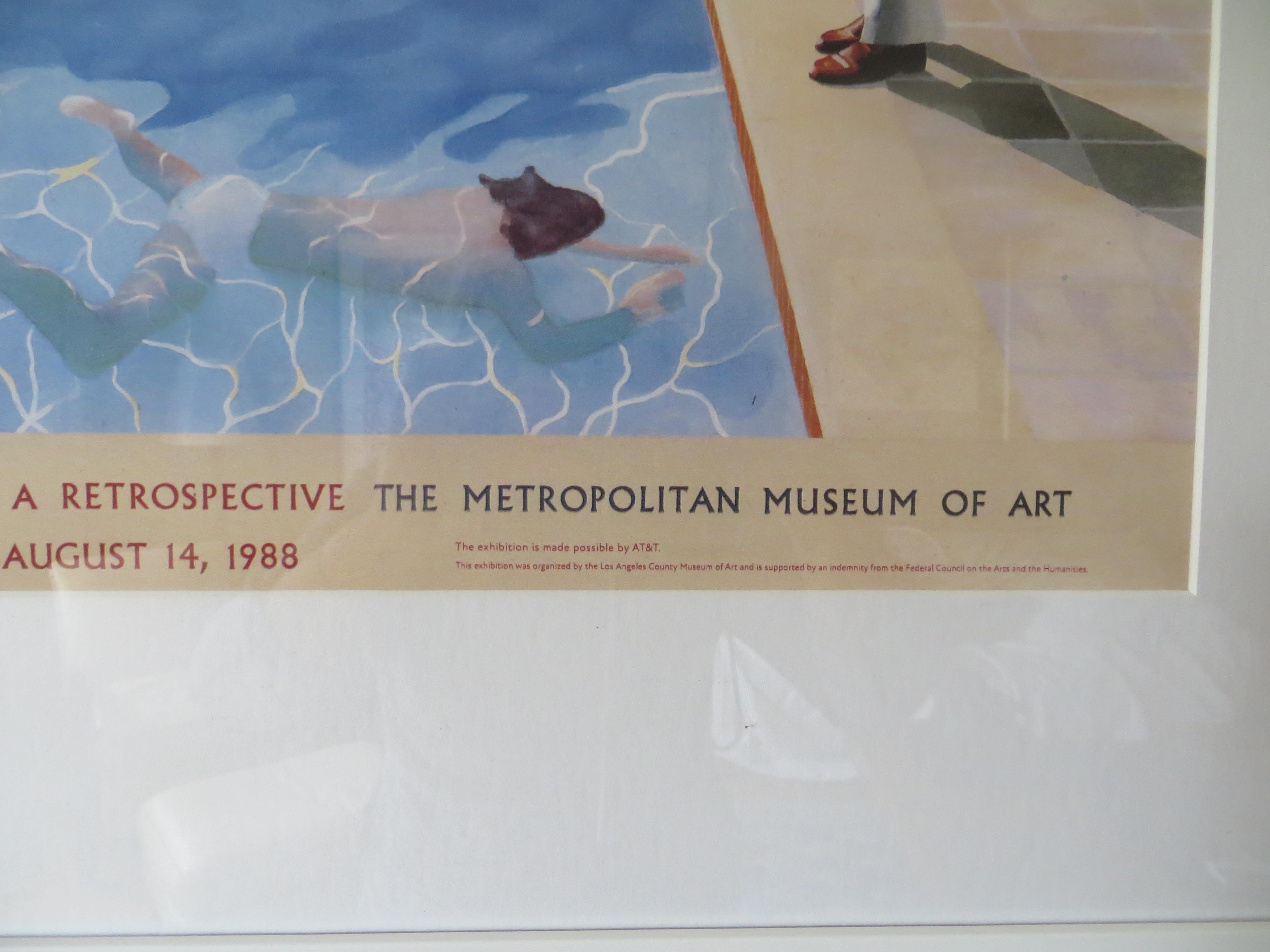 David Hockney, una retrospectiva, Museo Metropolitano de Arte, Los Ángeles 1988 1