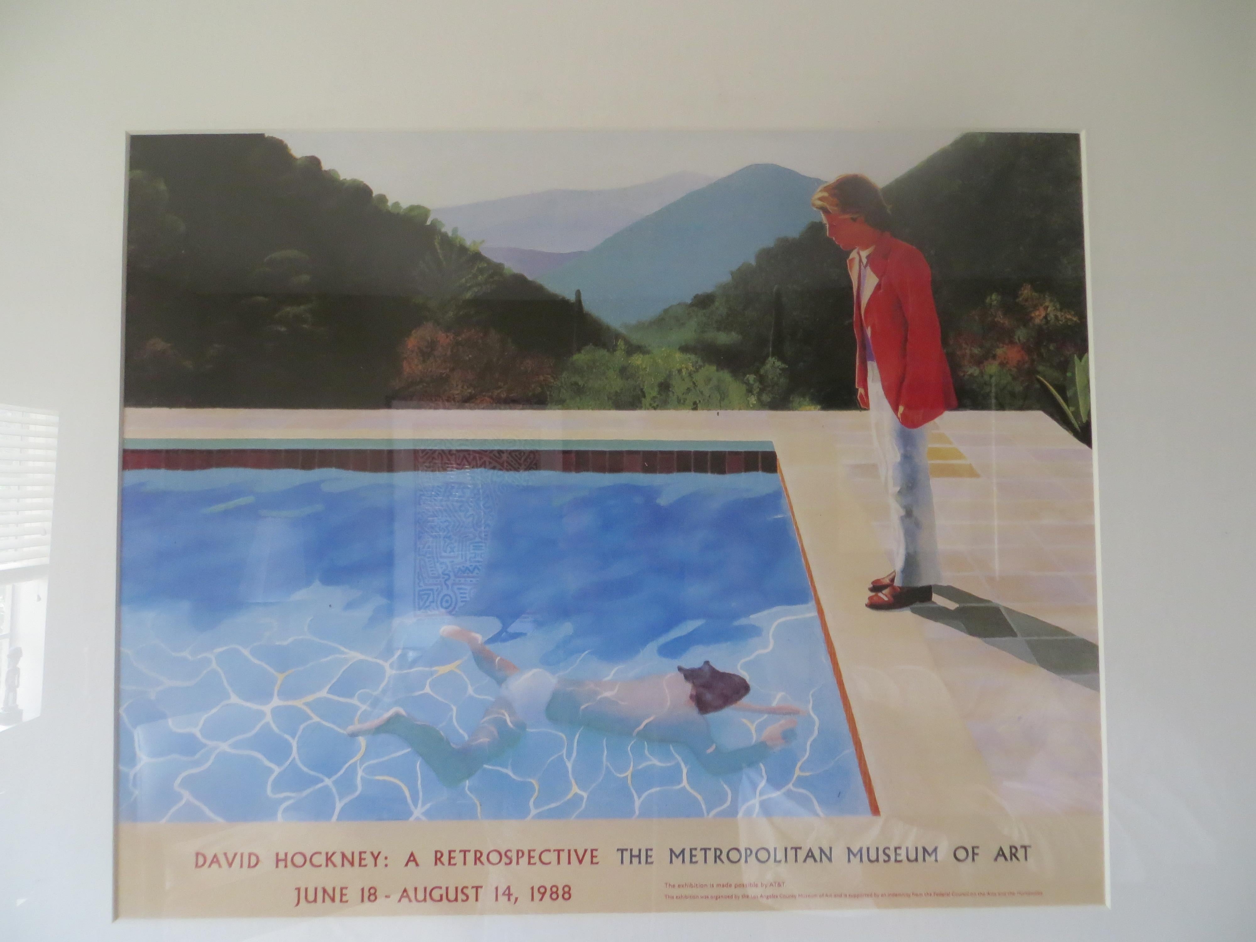 David Hockney, una retrospectiva, Museo Metropolitano de Arte, Los Ángeles 1988 2