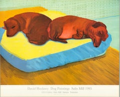 Dog Painting #38 Offset Print, Pop Art, Vintage, 1995