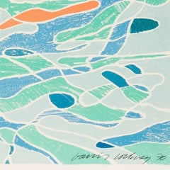 Olympische Spiele München - Druck:: Lithographie:: Pool von David Hockney