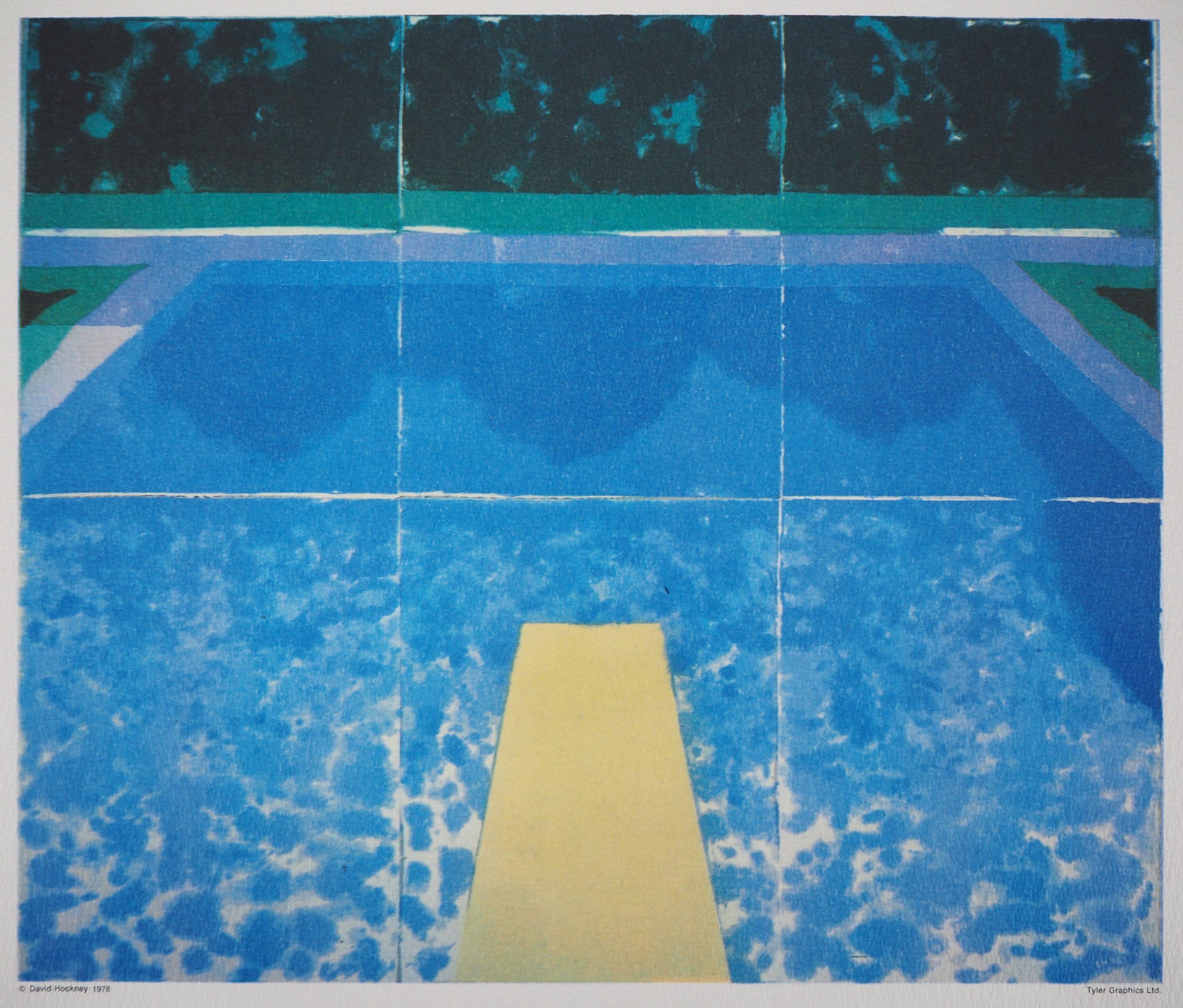 Paper Pools - Original Vintage Poster - Print by (after) David Hockney