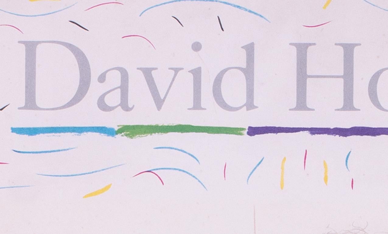 After David Hockney OM CH RA (British, b. 1937)
David Hockney, The Tate Gallery 1980, a poster
Signed `David Hockney’ (lower middle in pencil)
33.3/8 x 23 in. (84.7 x 58.4 cm.)
