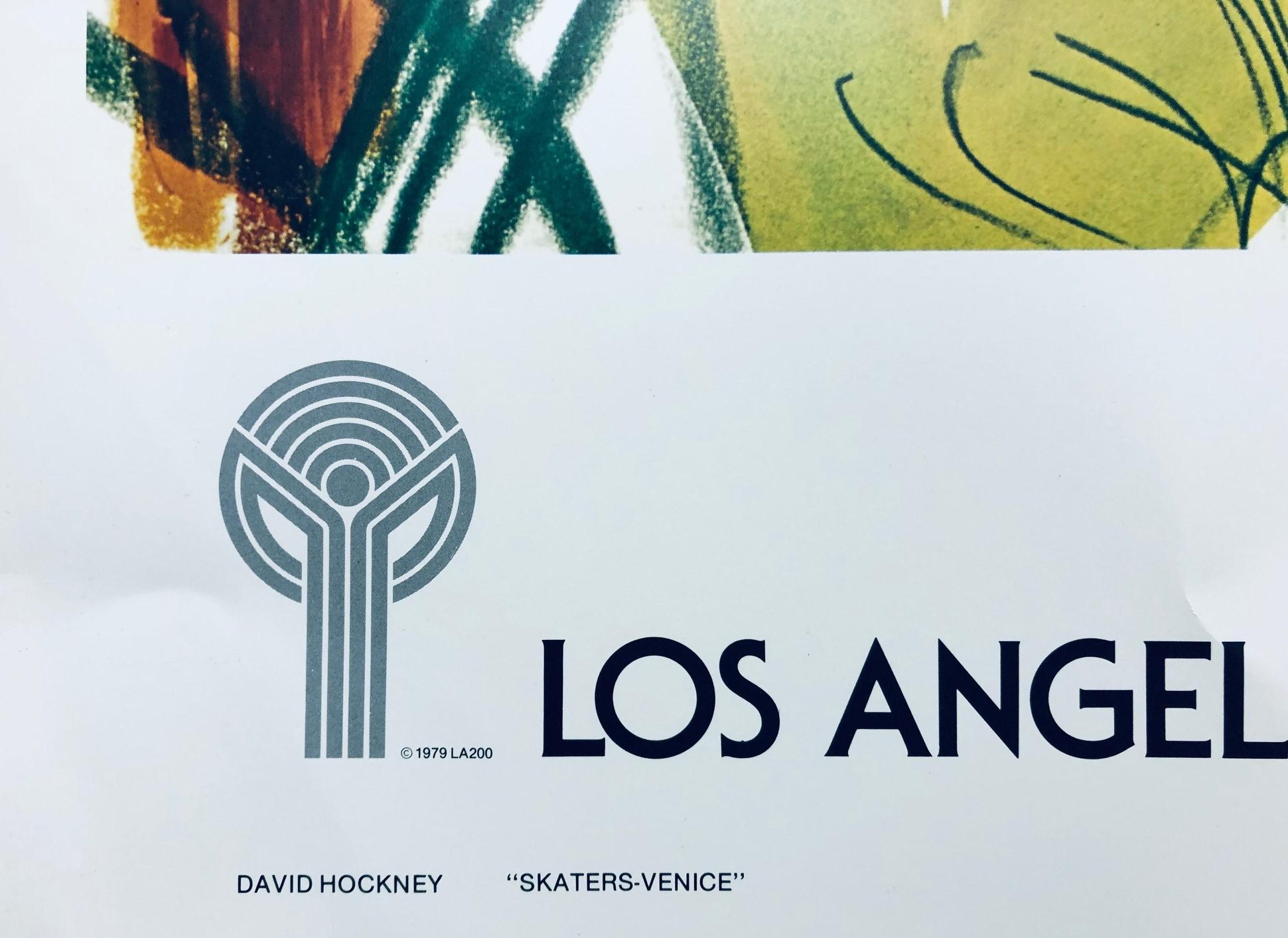 Vintage Los Angeles Bicentennial Poster featuring 