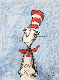DR. SUESS "THE CAT'S DEBUT - RIGHT" SIGNED & NUMBERED