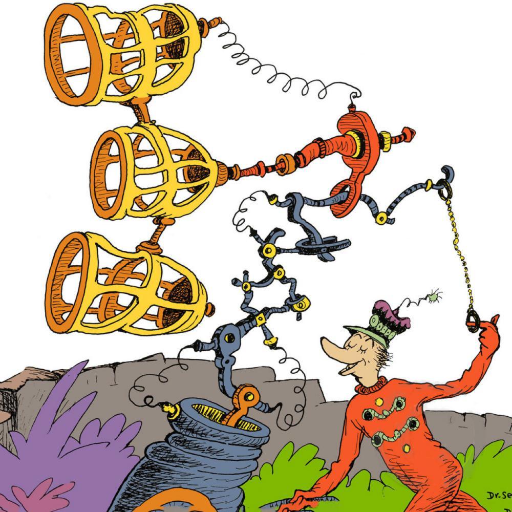 TRIPLE SLING JIGGER - Print by (after) Dr. Seuss (Theodore Geisel)