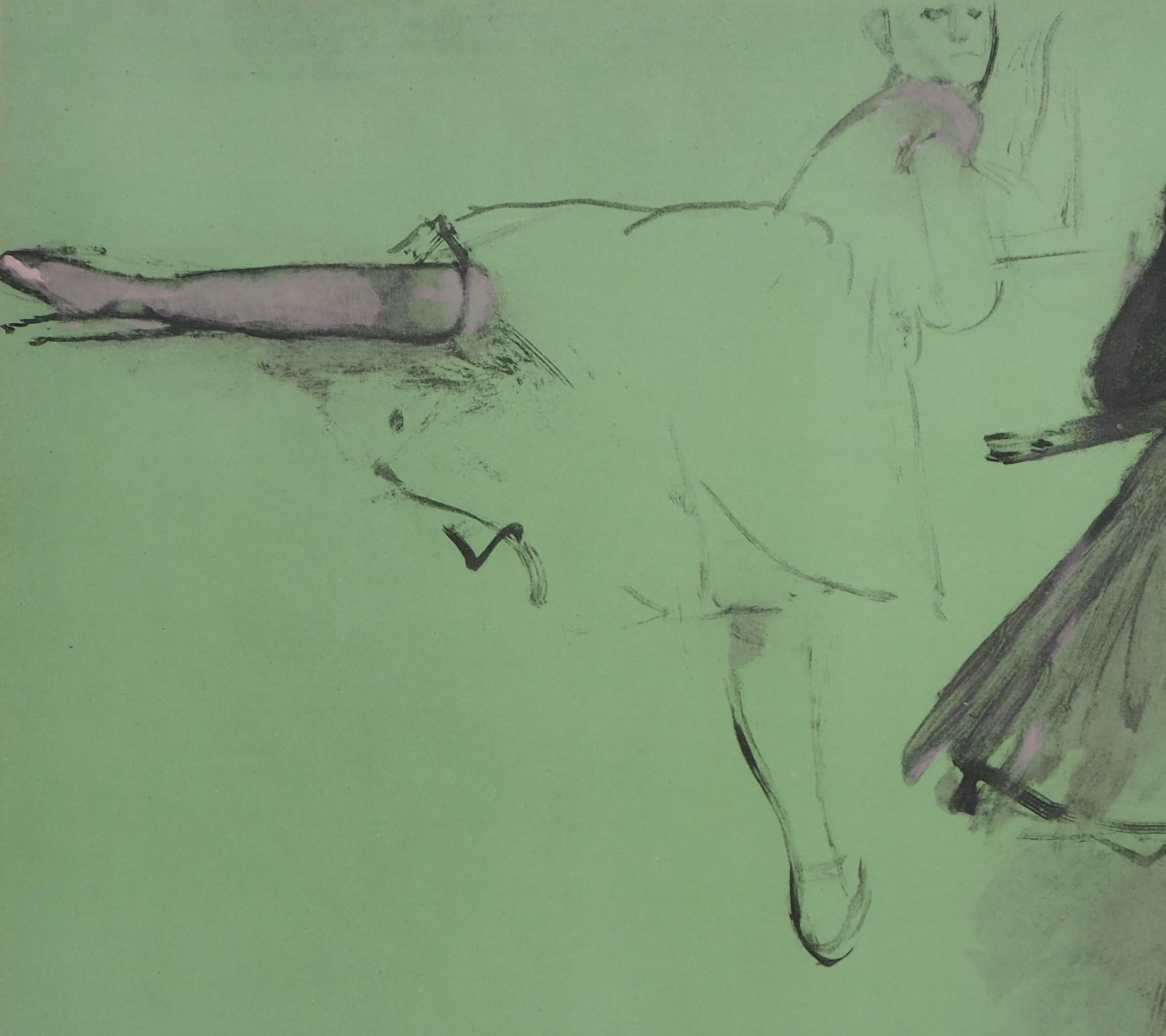 degas ballerina sketch