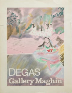 Event Poster, "Edgar Degas, Gallery Maghin". 