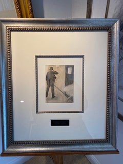 "Ludovic Halevy Backstage" from La Famille Cardinal after Edgar Degas