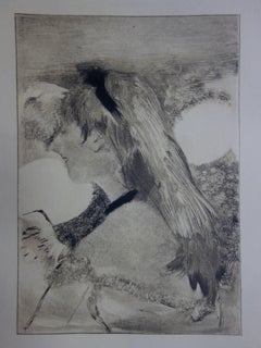 Whorehouse Scene : Blond Hair Girl - Original etching