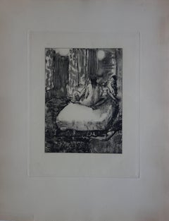 Whorehouse Scene : In the Intimacy of the Room - etching