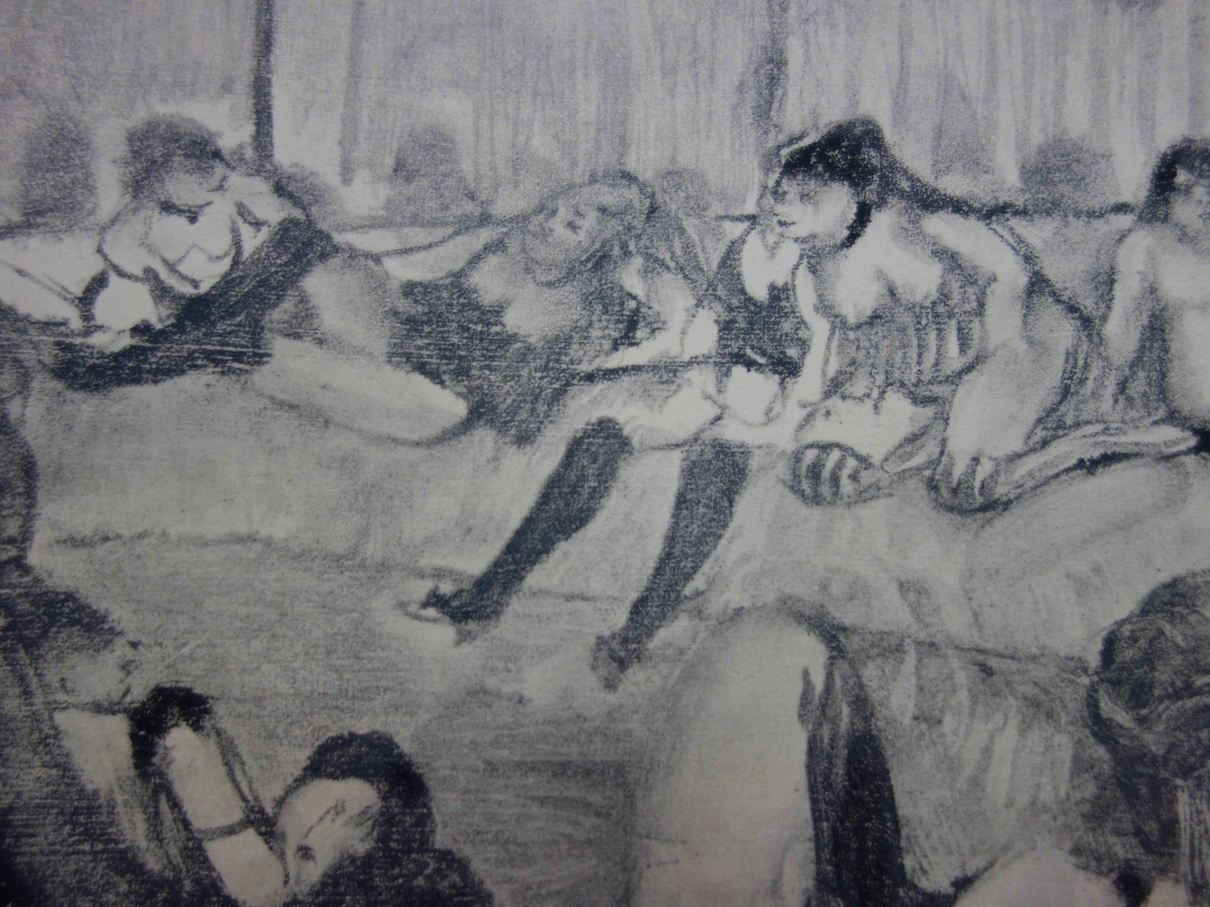 Whorehouse Scene : Briefing with Madam Mother - Etching, 1935 - Modern Print by (after) Edgar Degas