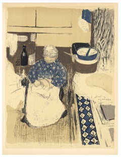 "La Cuisiniere" lithograph
