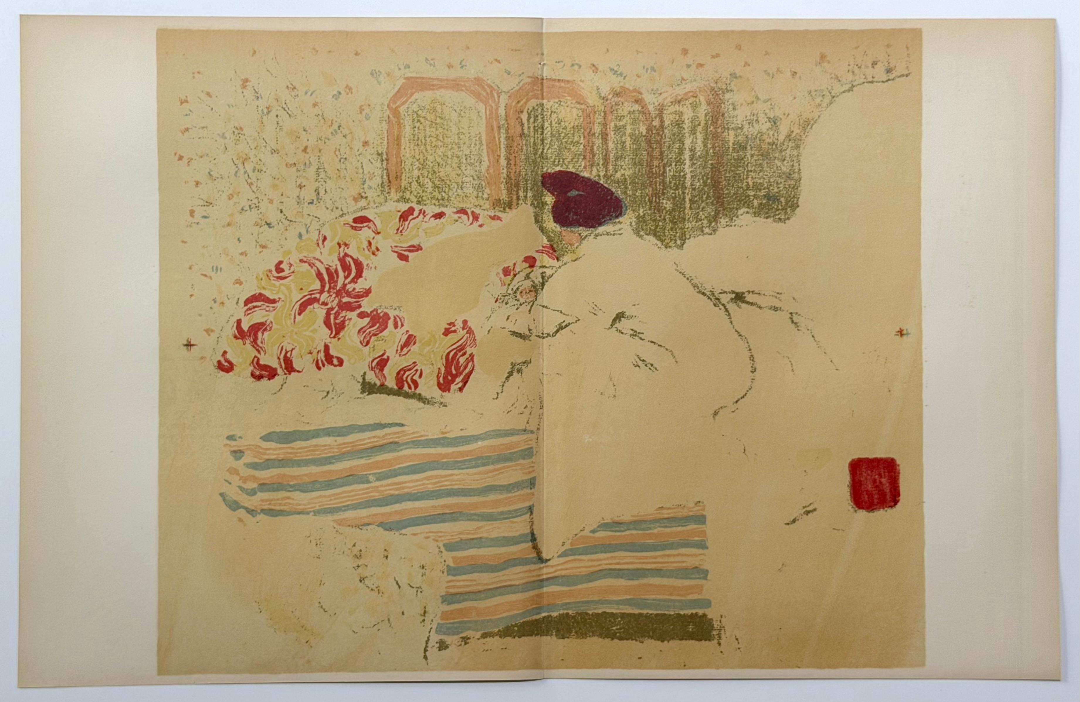 "La naissance d
Annette" lithograph - Print by (after) Edouard Vuillard