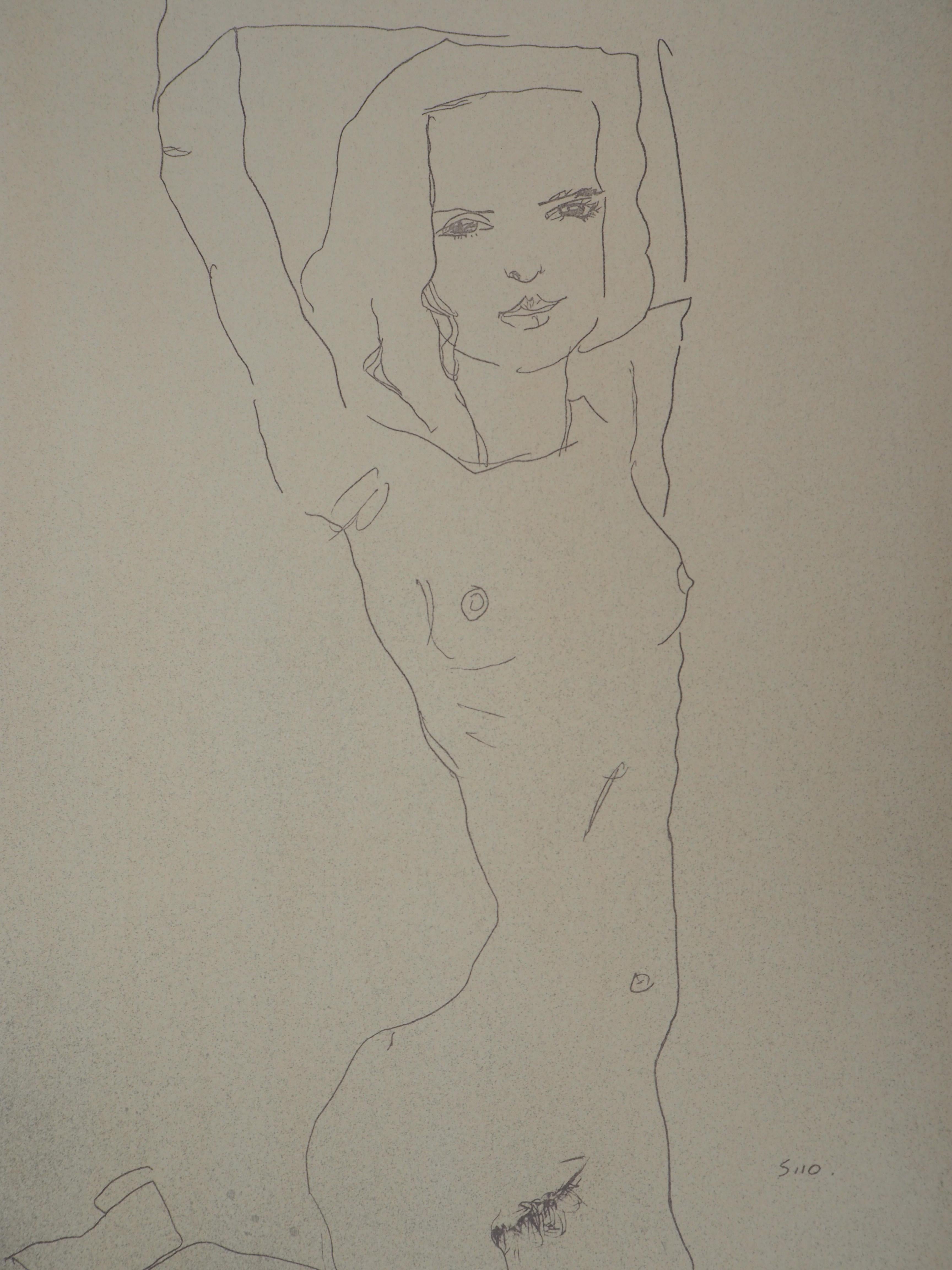 egon schiele lithographie