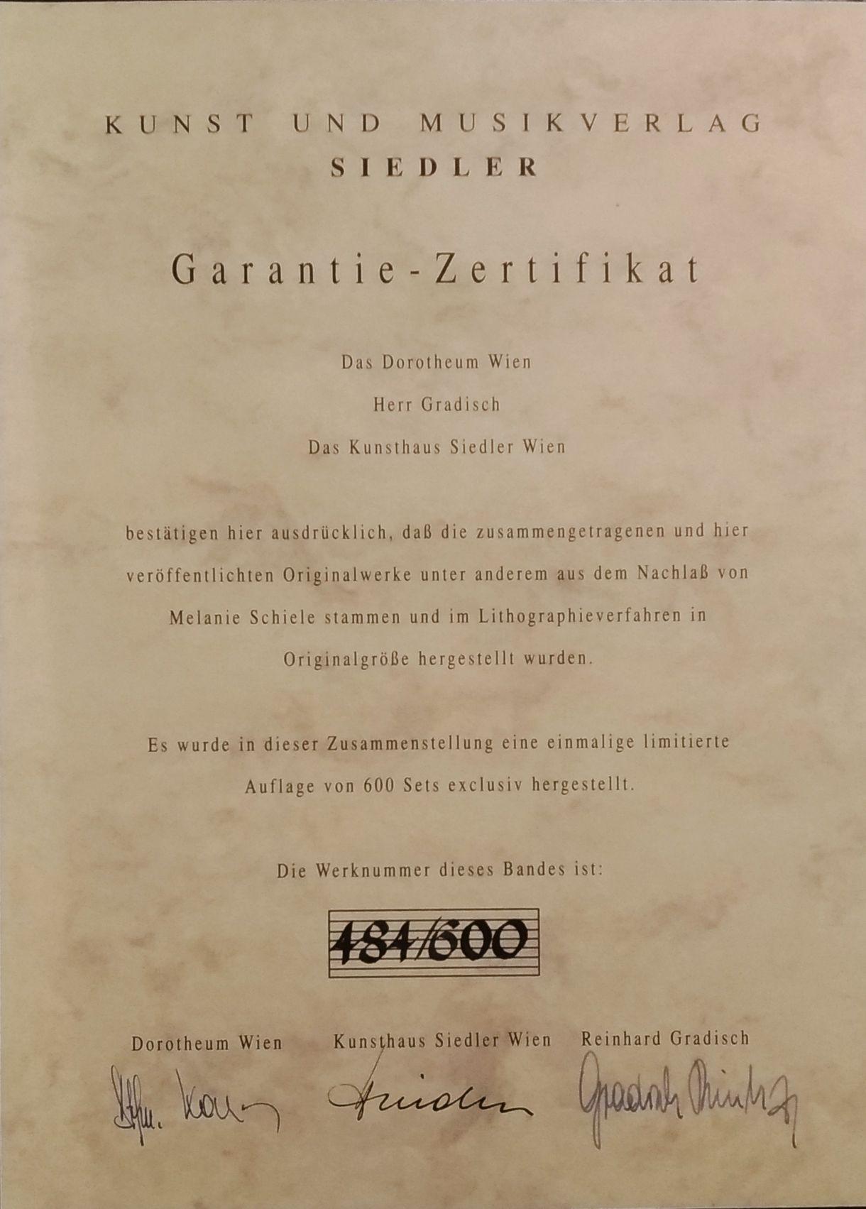 Weiblicher Rückenakt - Original Lithographie nach Egon Schiele (Moderne), Print, von (after) Egon Schiele