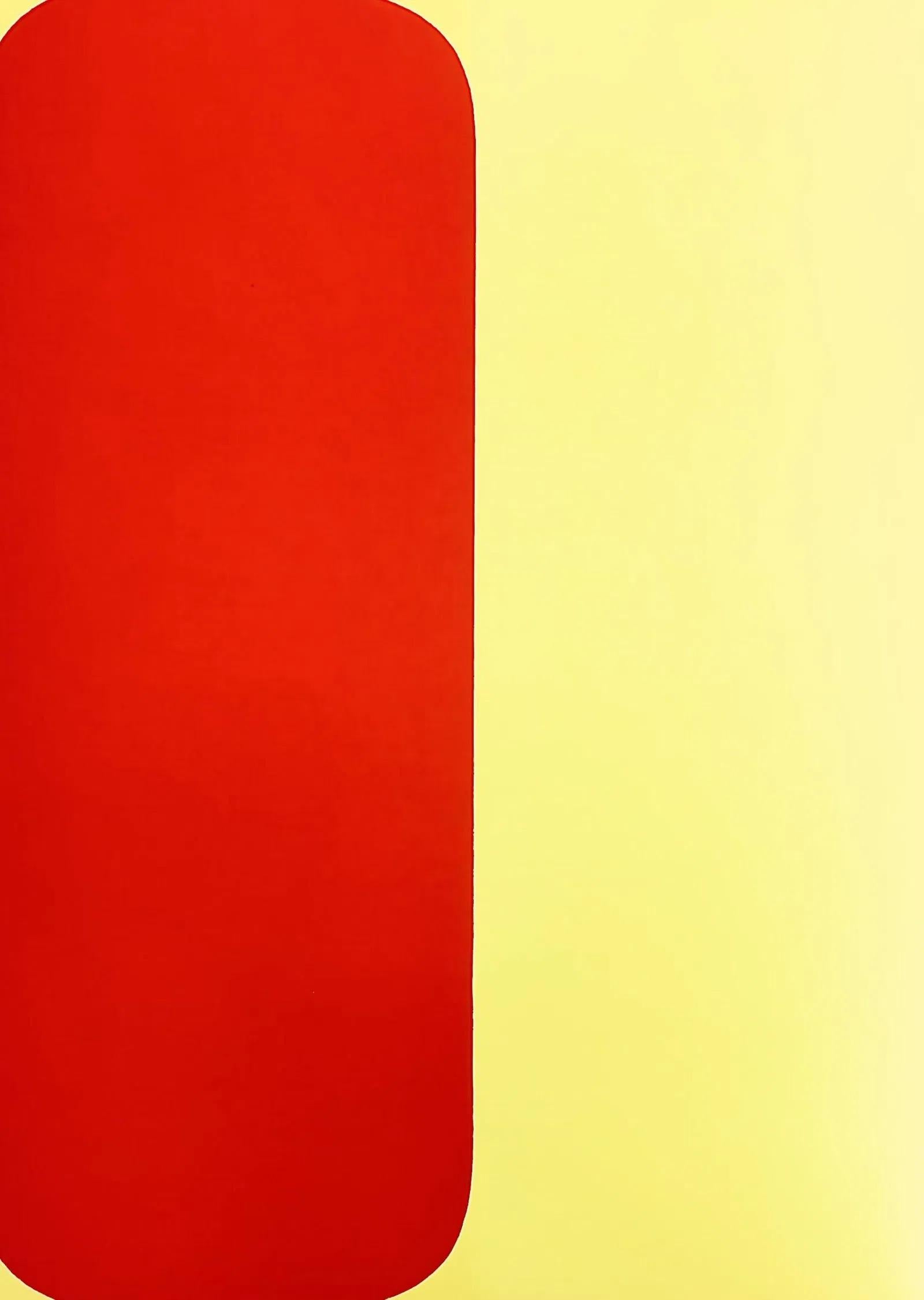Ellsworth Kelly - Abstract Geometric IIX, 1964 Lithograph From DLM - Print by (after) Ellsworth Kelly