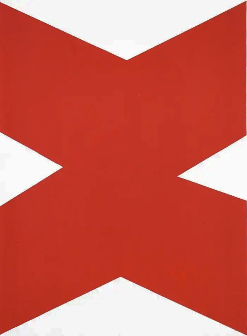 Ellsworth Kelly - Composition (Axsom No. I-B), 1958 Lithograph From DLM - Print by (after) Ellsworth Kelly