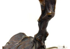After Emil Thomasson Bronze Art Nouveau Figural Nude Lamp