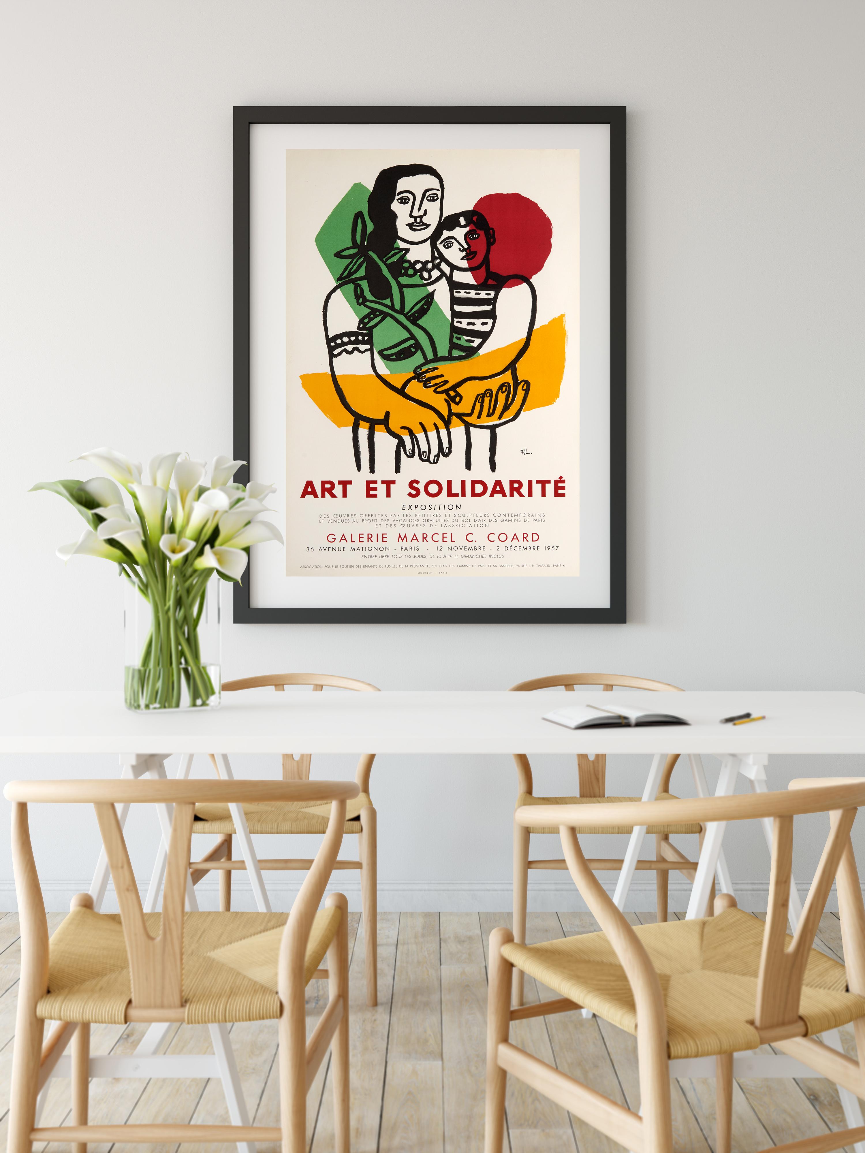 Art et Solidarité (art and solidarity) by Fernand Leger - Print by (after) Fernand Léger