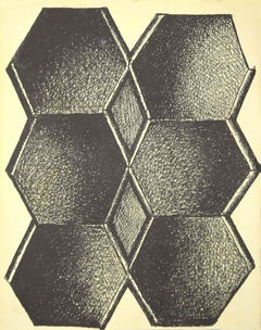 Composition - Original Lithograph after F. Léger - Mid-20th Century
