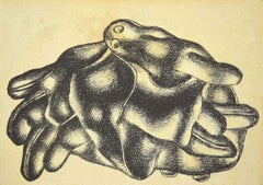 Vintage IMAGE - The Gloves - Original Lithograph after F. Léger - 20th Century
