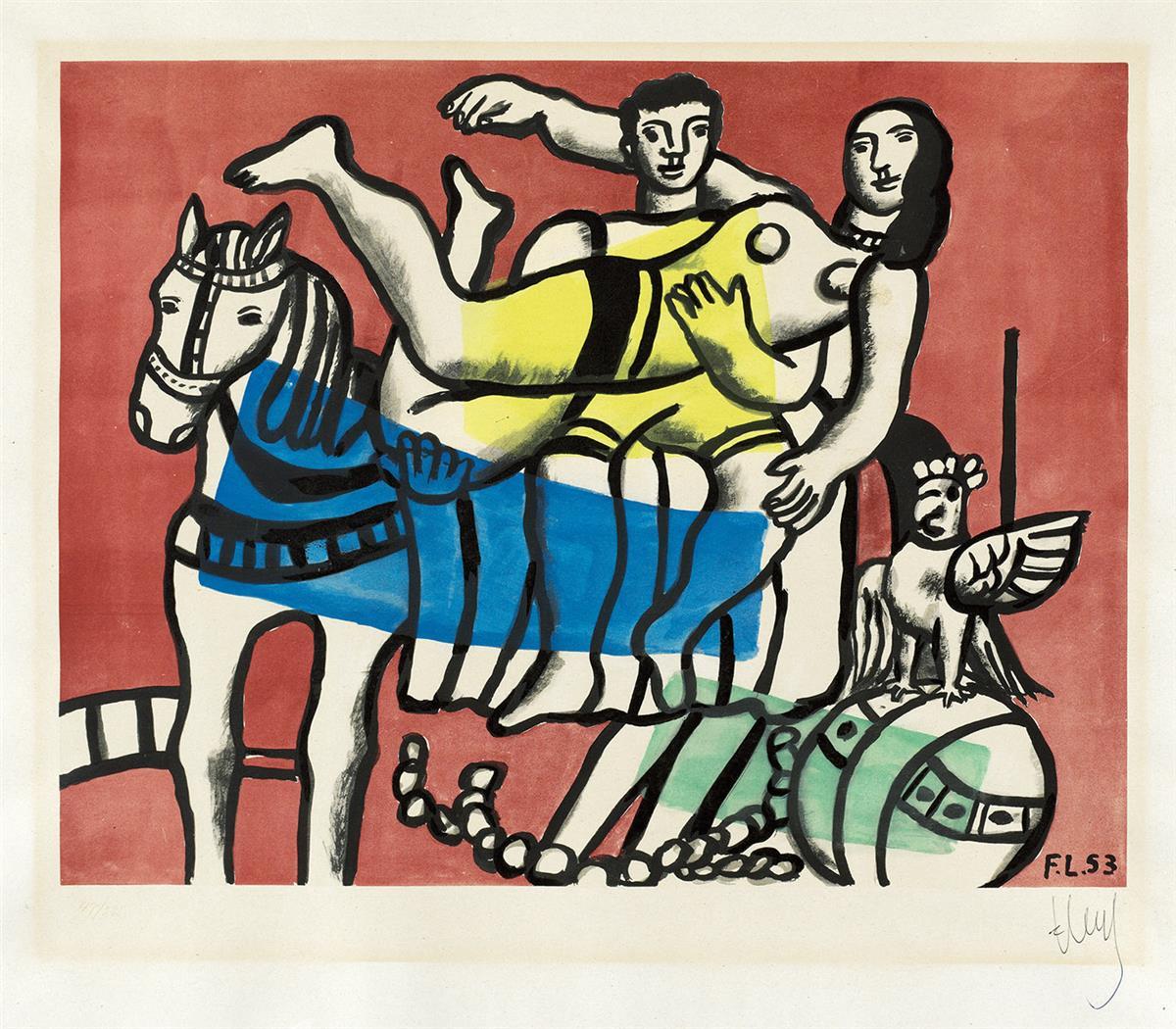 Figurative Print (after) Fernand Léger - La Parade, la parade