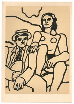 "La partie de la campagne" lithograph
