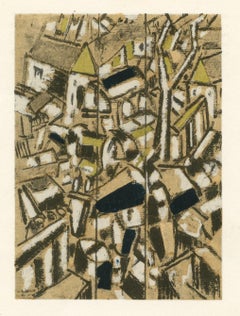 "Pochoir "Le chevaux dans le cantonnement