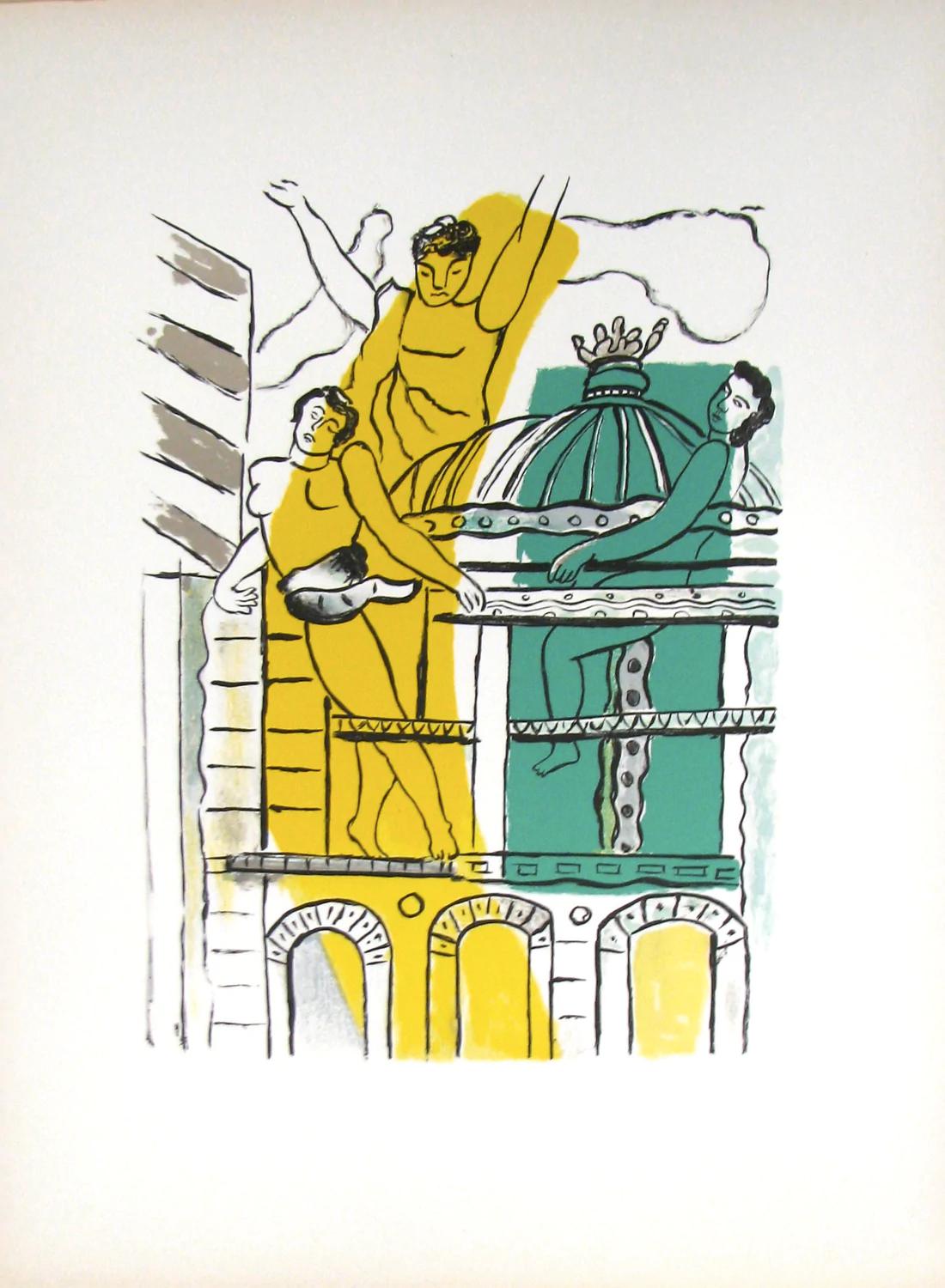 L'Opera by Fernand Leger, 1959 - Print by (after) Fernand Léger