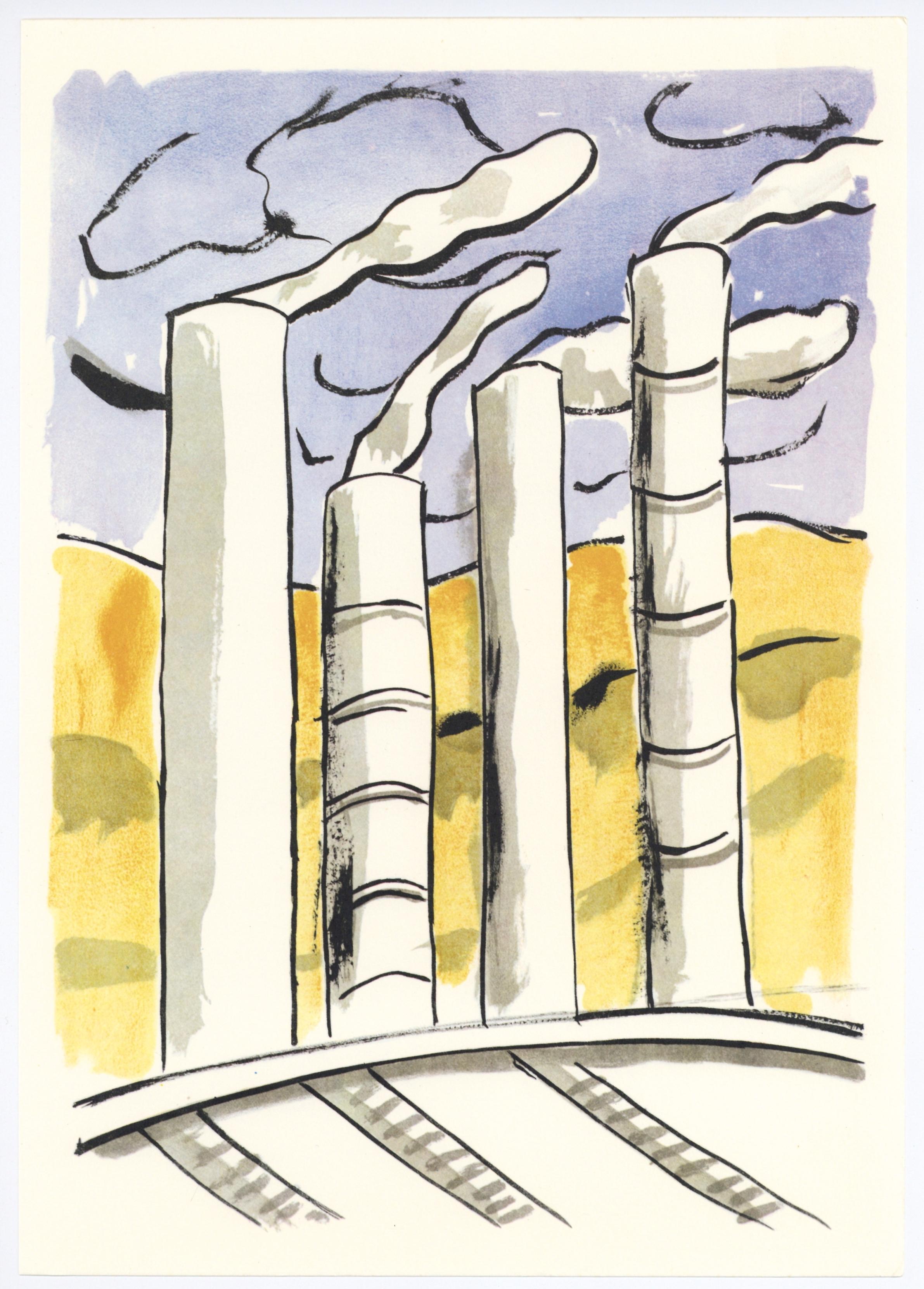 Mes Voyages - Print by (after) Fernand Léger