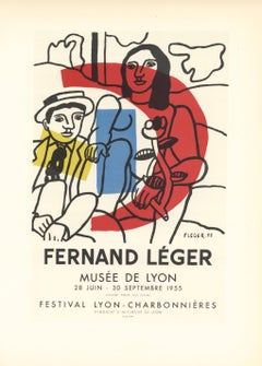 Vintage "Musee de Lyon" lithograph poster