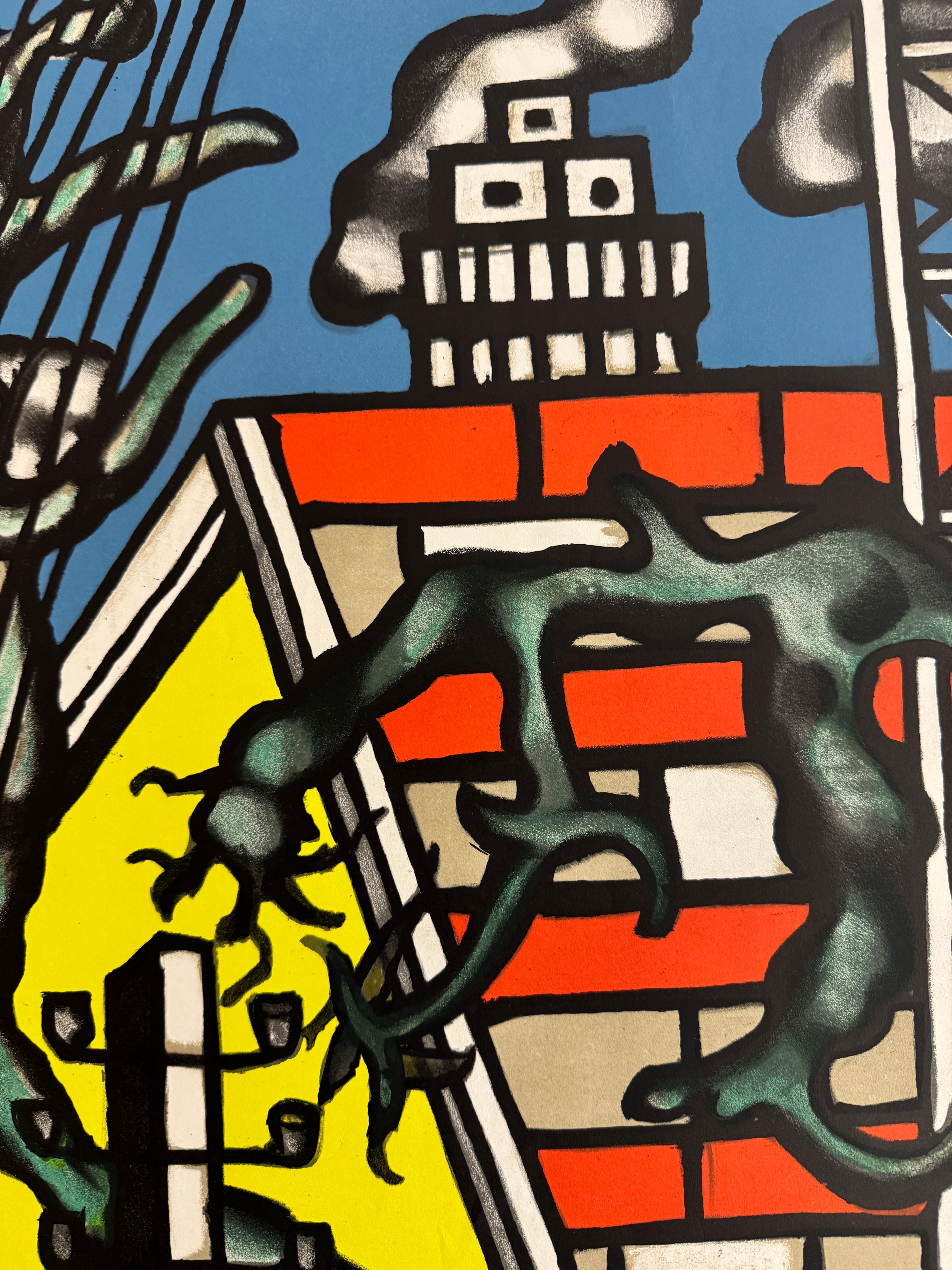 Paysages de France - Rouen (d'après) Fernand Leger, 1958 en vente 2