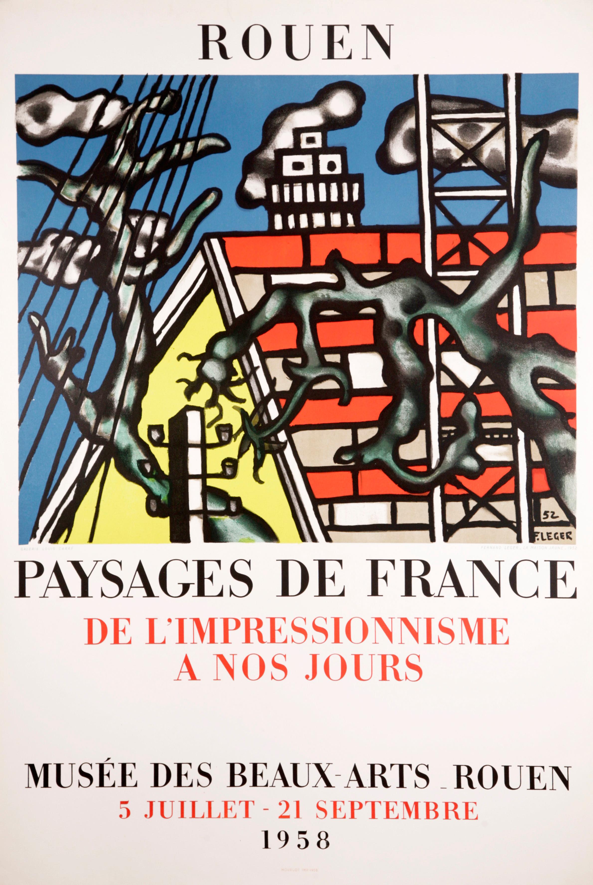 Paysages de France - Rouen (d'après) Fernand Leger, 1958 - Print de (after) Fernand Léger