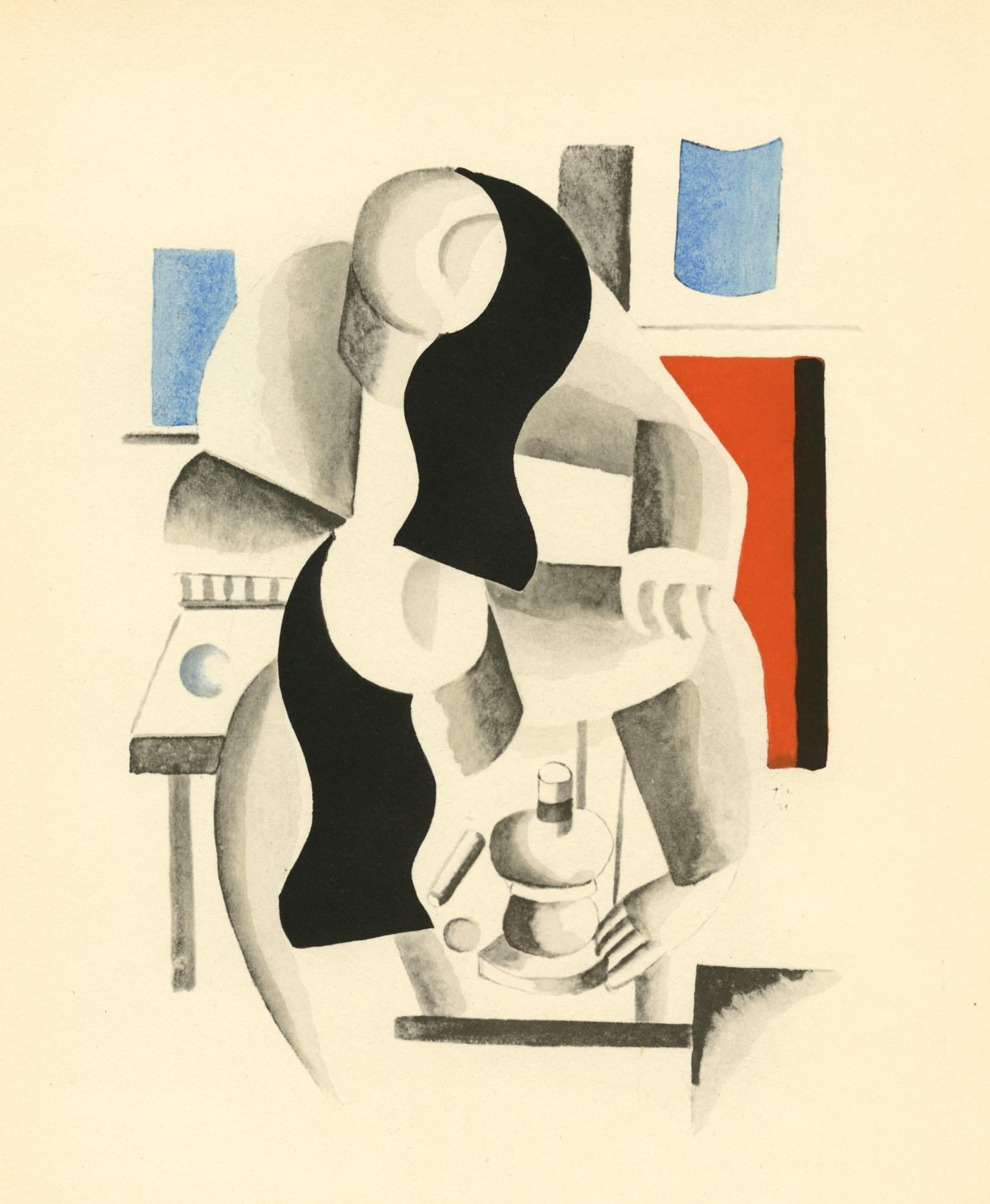 pochoir - Print by (after) Fernand Léger