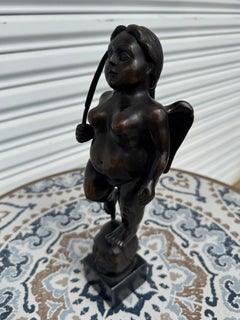 After Fernando Botero 14.5" Full Figured Bronze Sculpture