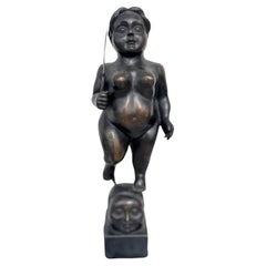 Dopo Fernando Botero Scultura in bronzo a figura intera da 14,5 pollici Dopo Fernando Botero Scultura in bronzo a figura intera da 14,5 pollici
