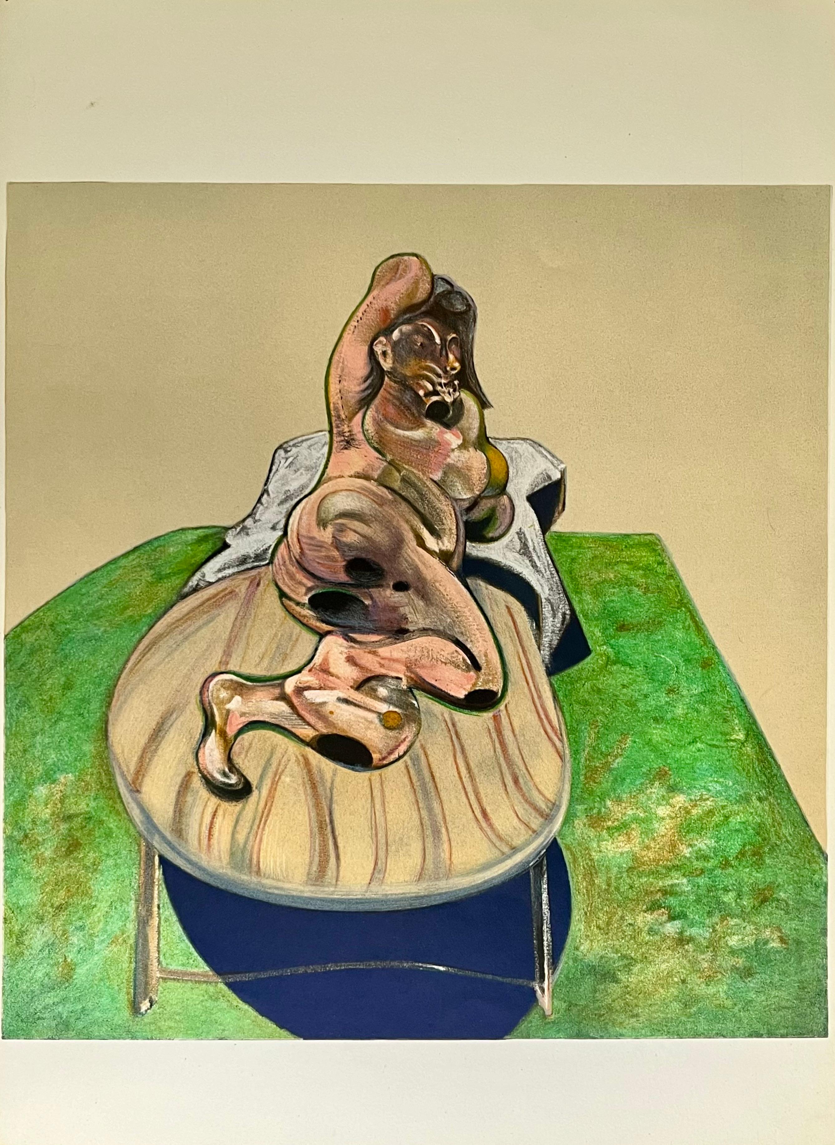 1960s Francis Bacon lithograph (from Bacon derrière le miroir) - Modern Print by (after) Francis Bacon