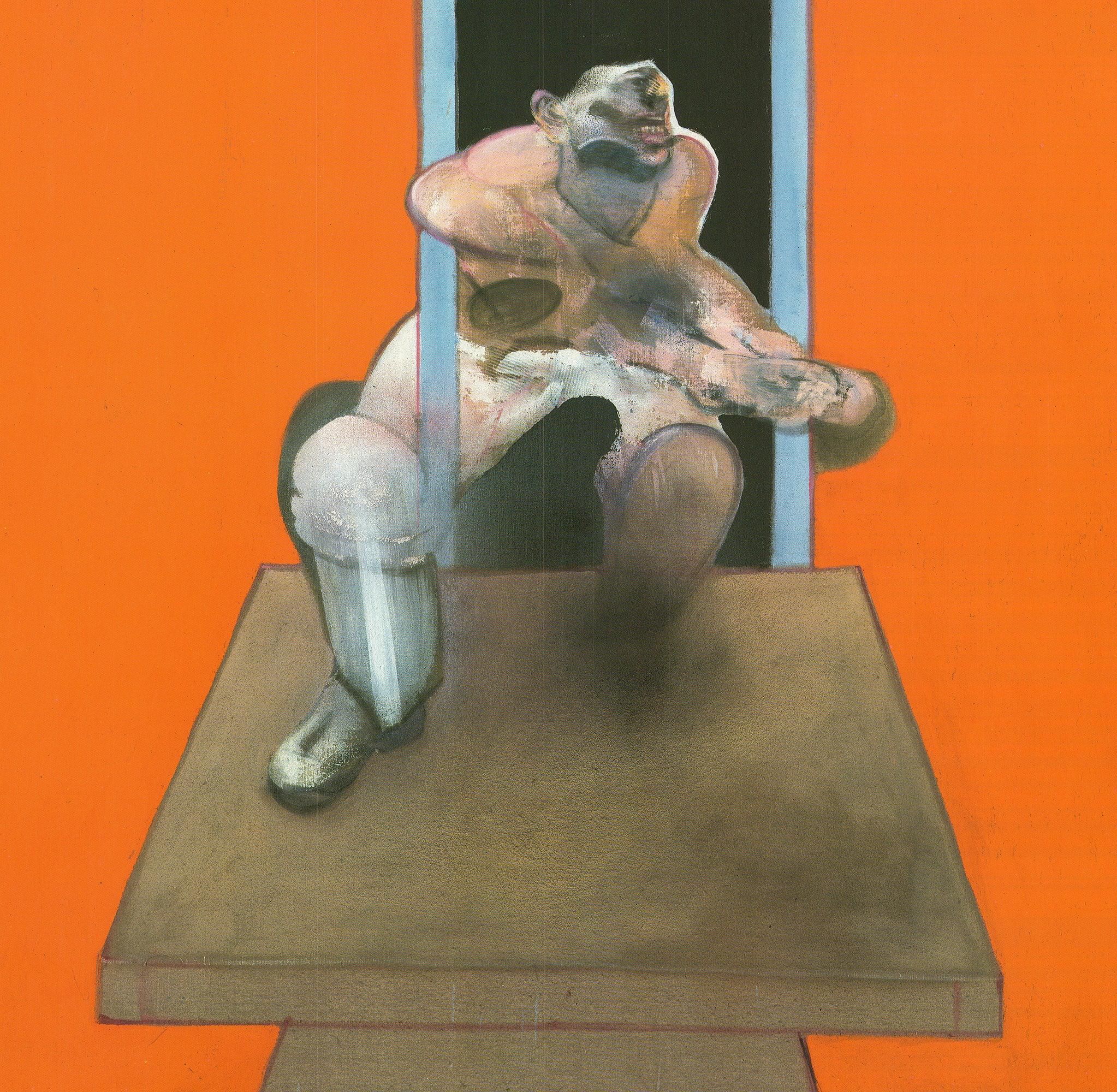 Figure in Movement - Modern Print by (after) Francis Bacon