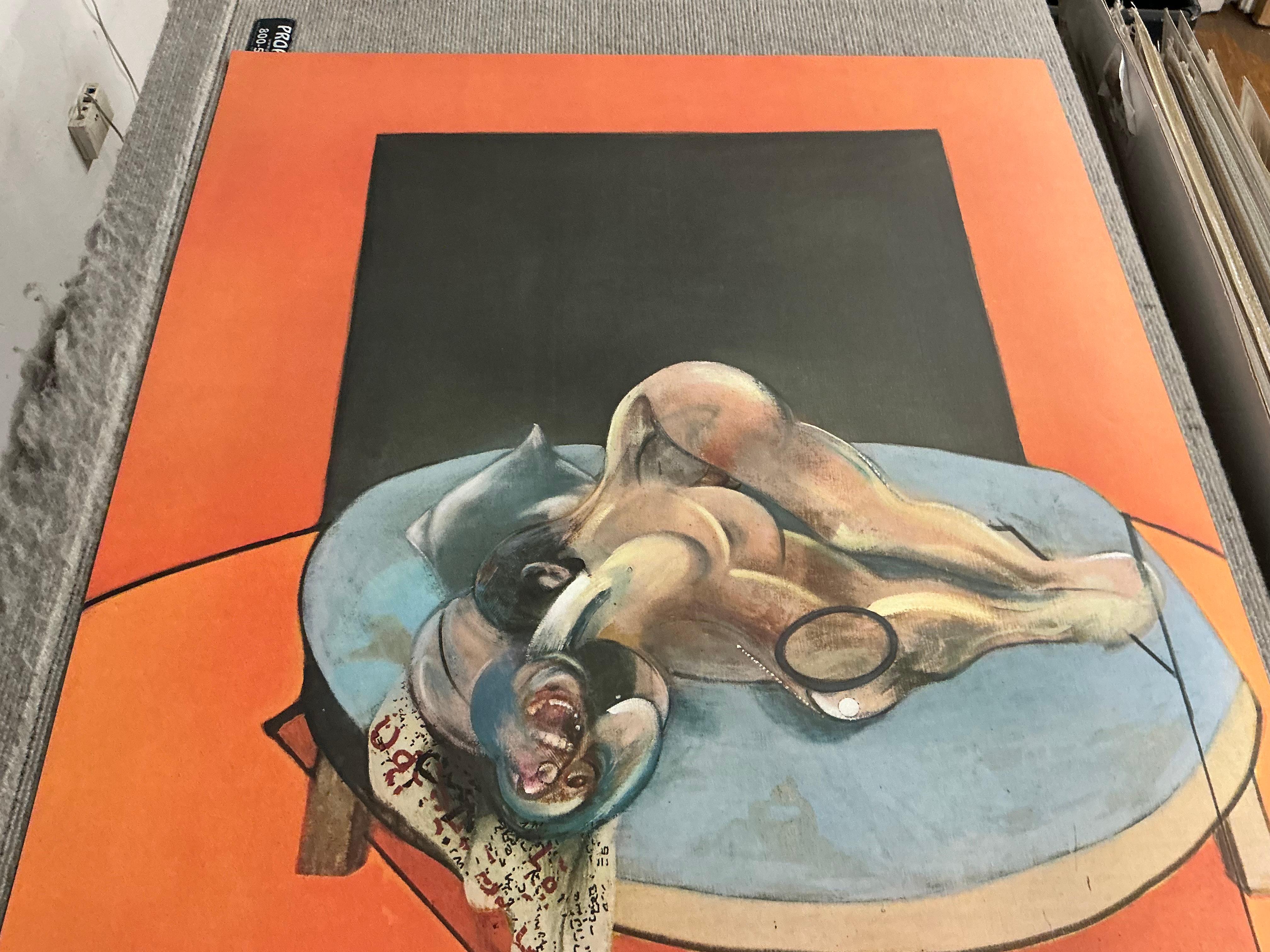 Francis Bacon, In Marlborough, Vintage-Lithographie, 1980 im Angebot 5