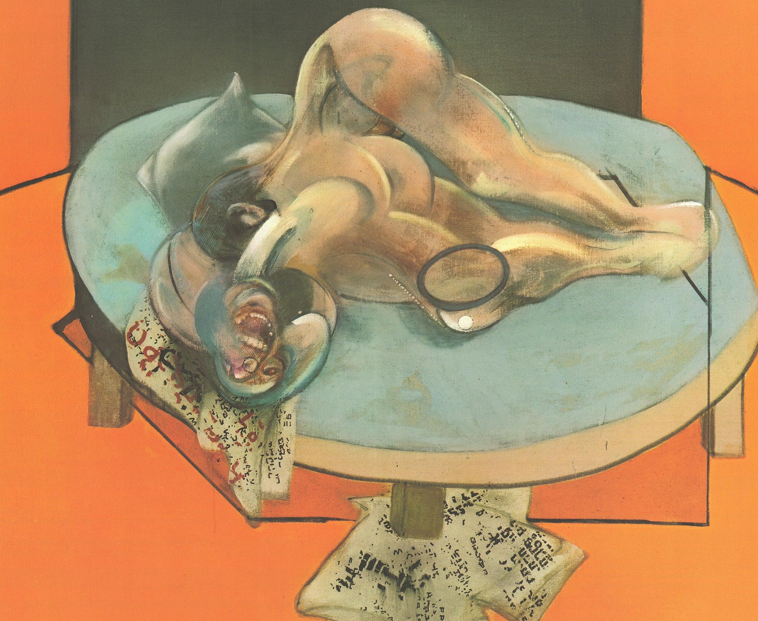 Francis Bacon, In Marlborough, Vintage-Lithographie, 1980 (Zeitgenössisch), Print, von (after) Francis Bacon