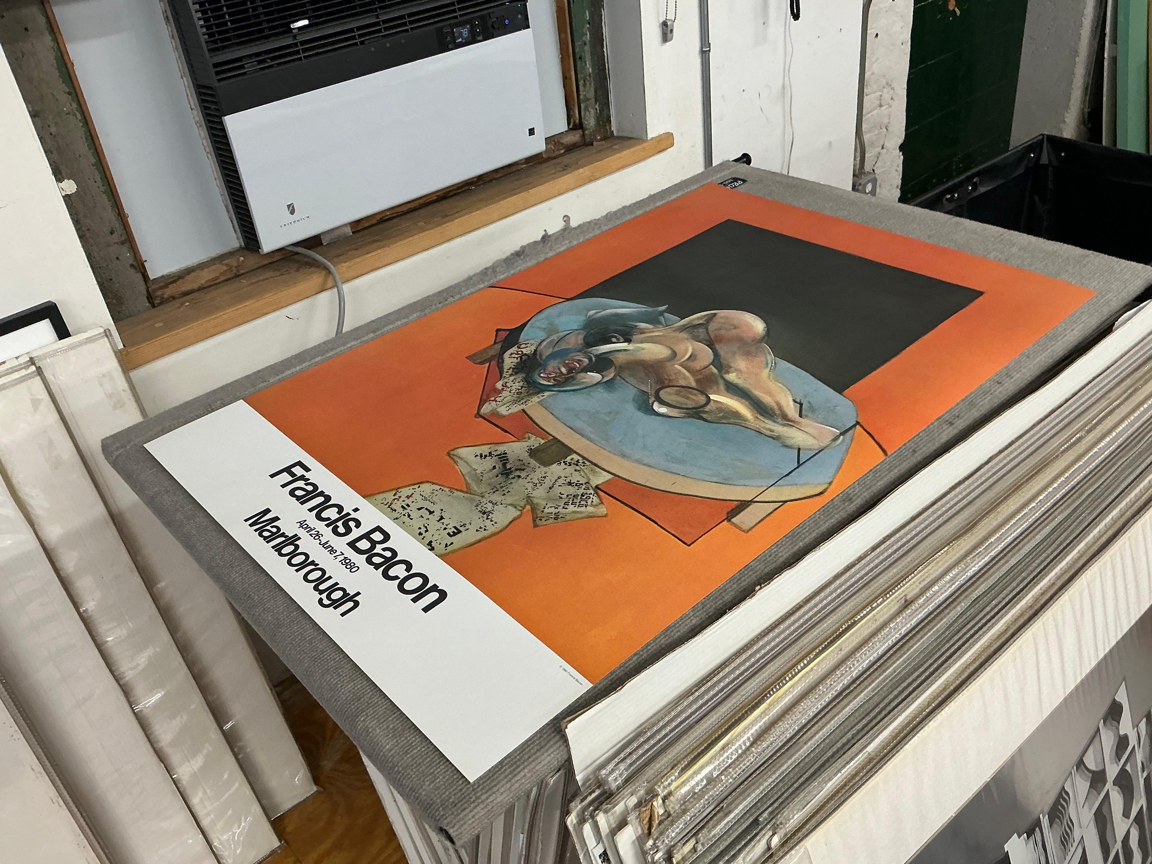 Francis Bacon, In Marlborough, Vintage-Lithographie, 1980 im Angebot 1