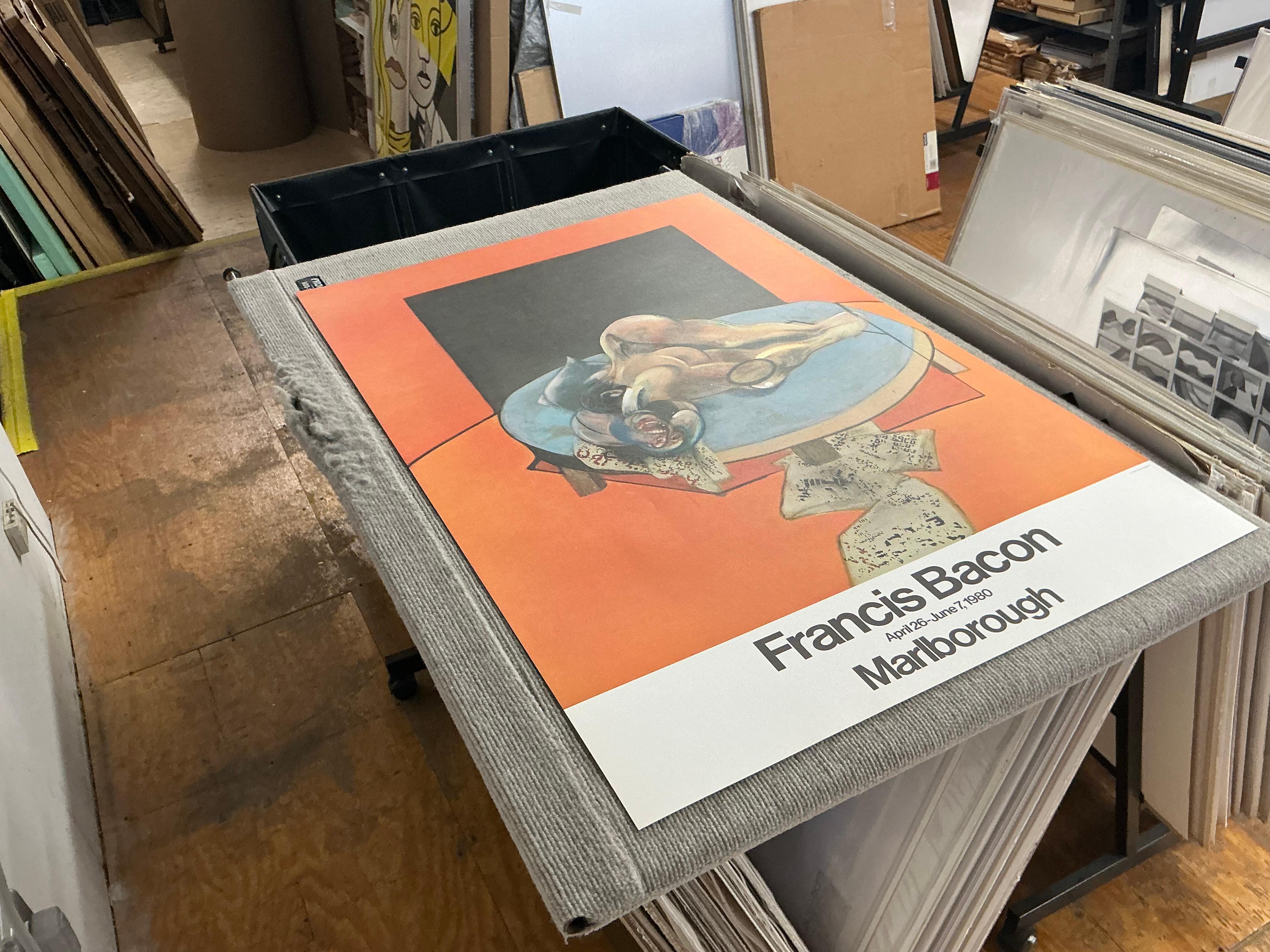 Francis Bacon, In Marlborough, Vintage-Lithographie, 1980 im Angebot 2