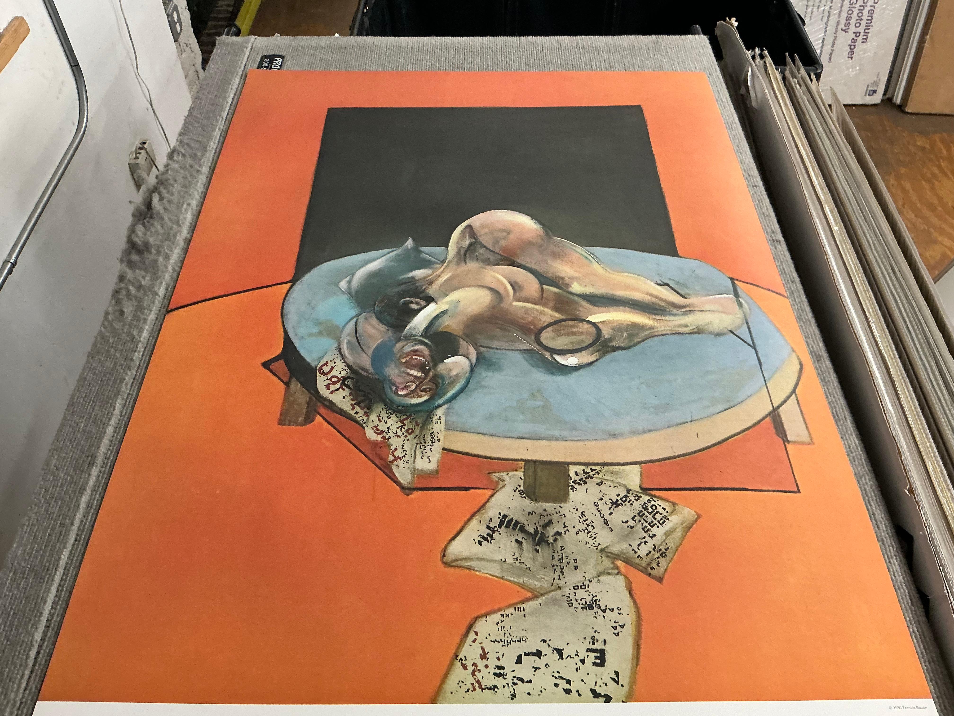 Francis Bacon, In Marlborough, Vintage-Lithographie, 1980 im Angebot 3