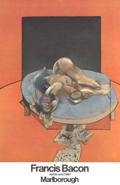 Francis Bacon, At Marlborough, 1980, lithographie vintage