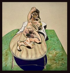 Vintage Francis Bacon, 'Henrietta Moraes' original color lithograph, 1966
